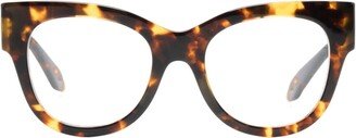 Tortoiseshell Round-Frame Glasses