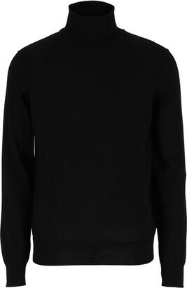 Roll-neck Knit Jumper-AA