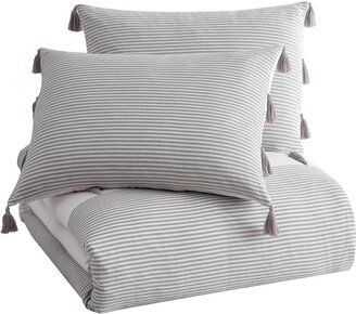 Panama Stripe Comforter & Sham Set