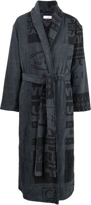 x Tommy Jeans jacquard robe coat