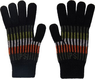 Black Jacquard Gloves