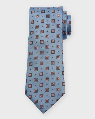 Men's Medallion Silk Tie