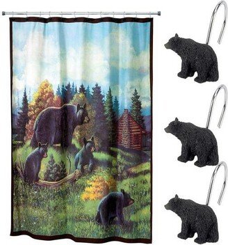 Black Bear Lodge 13 Pc Bath Accessory Set