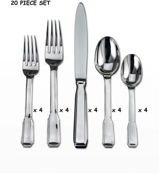 20-Piece Art Deco Flatware Set