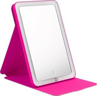 eKids Barbie Portable Makeup Mirror with Adjustable Lighting - White (MI-CV10BE.EXV23OLB)