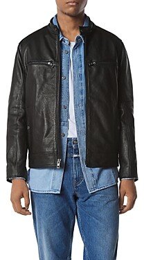 Camden Leather Racer Jacket