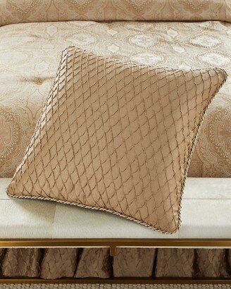 Alanya Pleated Diamond Euro Sham