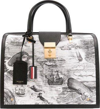 Mr Thom nautical toile bag