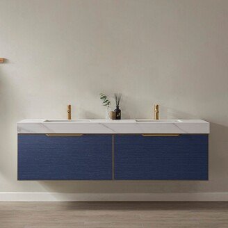 Alicante 72 Vanity,Classic blue,without Mirror