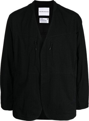 V-neck long-sleeve jacket