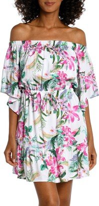 Mystic Off the Shoulder Cover-Up Minidress