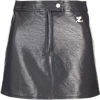 Vinyl Mini Skirt