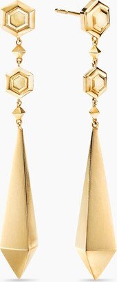 Modern Renaissance Drop Earrings in 18K Yellow Gold Women's