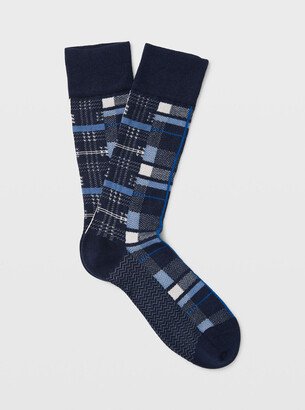 Plaid Patchwork Socks