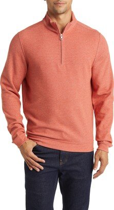 Scott Barber Heathered Half Zip Pullover