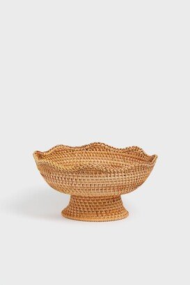 Tuckernuck Home Light Rattan Footed Bowl