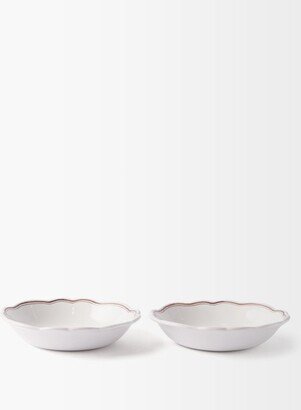 Set Of Two L'horizon Faïence-earthenware Bowls