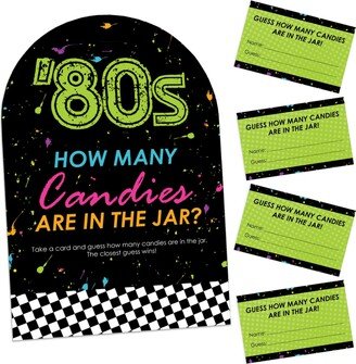 Big Dot Of Happiness 80's Retro - How Many Candies Totally 1980s Party Candy Guessing Game