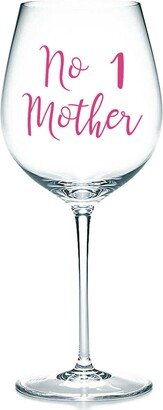 No 1 Mother, Family - Vinyl Sticker Decal Label For Glasses, Mugs. Gift, Celebrate, Party, Mothers Day, Fathers Parent New Baby Shower