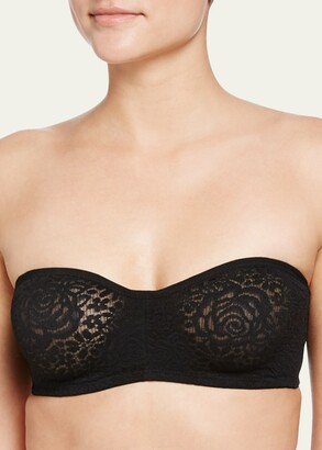 Halo Lace Strapless Bra-AA