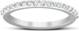 Pompeii3 1/4Ct Diamond Ring Matching Stackable Engagement Band 14k White Gold