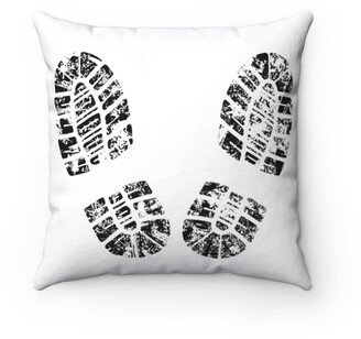 Bootprint Pillow - Throw Custom Cover Gift Idea Room Decor