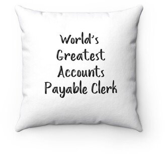 Accounts Payable Pillow - Throw Custom Cover Gift Idea Room Decor