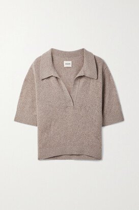 Shrunken Jo Cashmere-blend Sweater - Neutrals