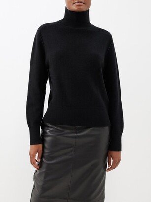 High-neck Wool-cashmere Sweater-AA