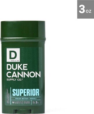 Duke Cannon Supply Co. Duke Cannon Antiperspirant & Deodorant - Superior - Maximum-Strength Antiperspirant for Men - Scented - 3 oz