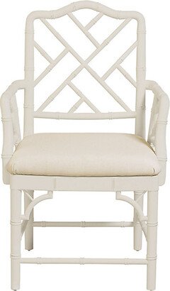 Dayna Arm Chair with Sandberg Parchment Seat