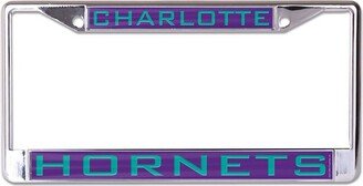 Wincraft Multi Charlotte Hornets Laser Inlaid Metal License Plate Frame