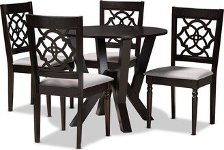 Alma Modern and Contemporary 5-Piece Dining Set