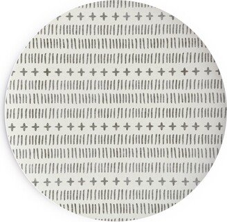 Salad Plates: Modern Farmhouse Dash - Light Salad Plate, Beige