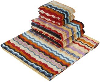 MISSONI HOME COLLECTION Set of 5 Bonnie cotton towels