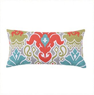 Deniza Damask Decorative Pillow, 12 x 24