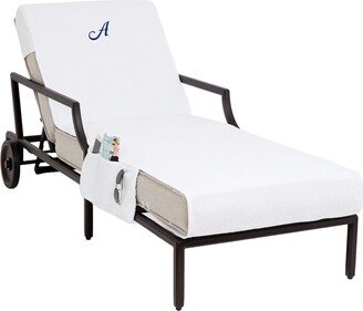 Chaise Lounge Cover-(Monogram A-Z)-AC