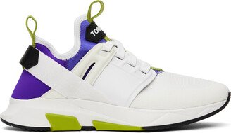 White & Purple Jago Sneakers