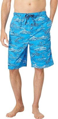 Woven Jam Shorts (Big Waves) Men's Pajama