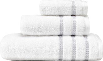 Textured Trellis 3-Pc. Towel Set