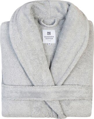 Torres Novas Bathrobe - Silver Grey