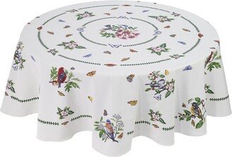 Botanic Birds 70 Round Tablecloth - Multicolored