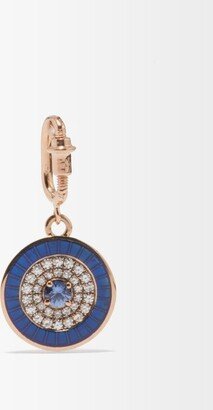 Kastak Diamond, Sapphire & 18kt Rose-gold Charm