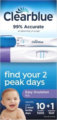 Clearblue Easy Ovulation Kit with Pregnancy Test - 11ct