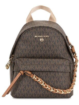 Slater monogram-print backpack