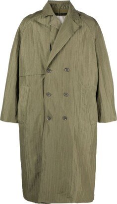 Double-Breasted Trench Coat-AL