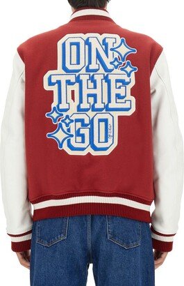 Bomber Jacket With Appliqué