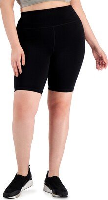 Id Ideology Ideology Plus Size Bike Shorts, Created for Macy's