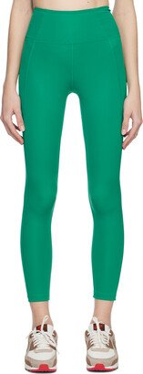 Green Compressive Leggings-AA