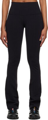 Black Airbrush Bootcut Leggings